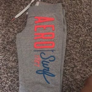 Aero sweat pants fitted flare